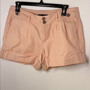 Banana Republic shorts thin pink & white stripes